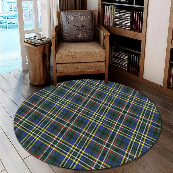 Scott Green Modern Tartan Classic Round Carpet