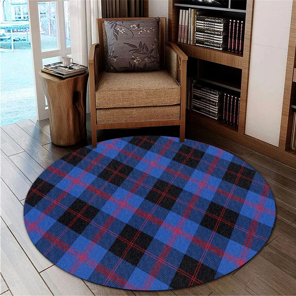 Angus Modern Tartan Classic Round Carpet