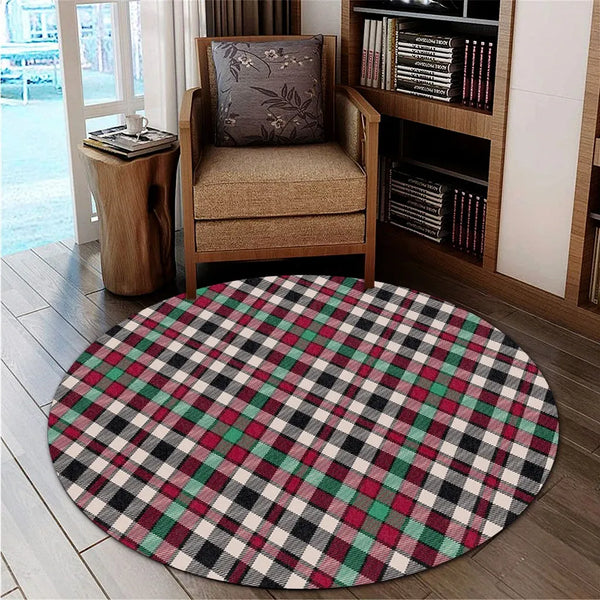 Borthwick Dress Ancient Tartan Classic Round Carpet