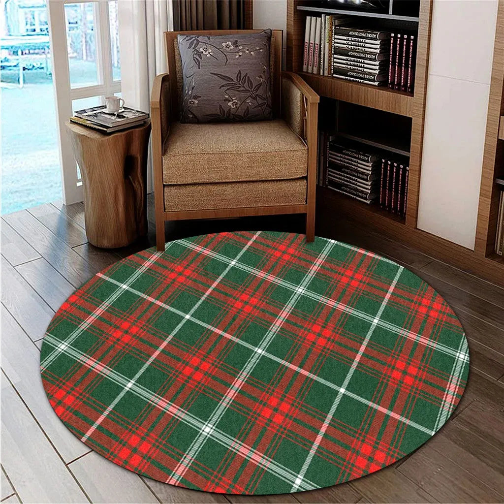 Prince of Wales Tartan Classic Round Carpet