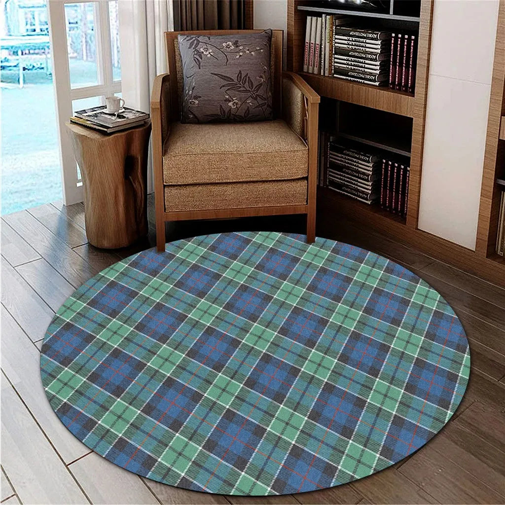 Leslie Hunting Ancient Tartan Classic Round Carpet