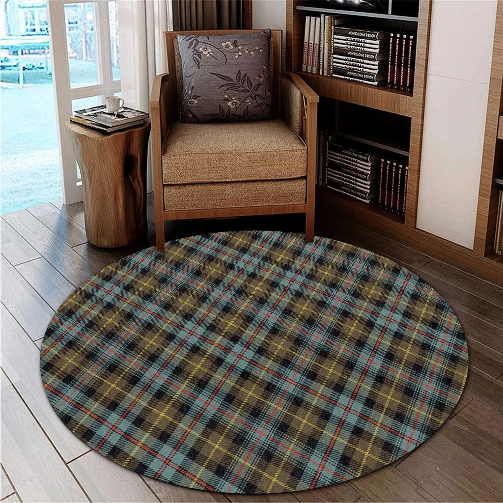 Farquharson Weathered Tartan Classic Round Carpet