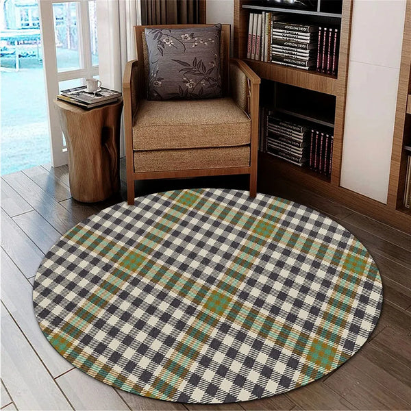 Burns Check Tartan Classic Round Carpet