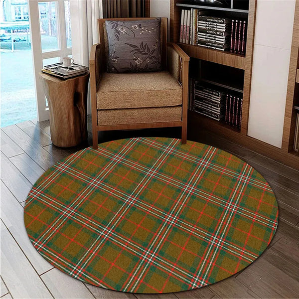 Scott Brown Modern Tartan Classic Round Carpet