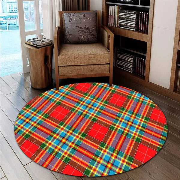 Chattan Tartan Classic Round Carpet