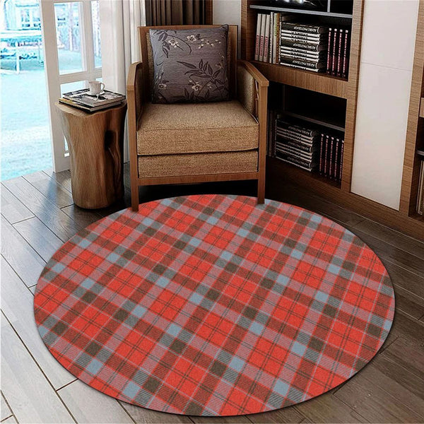 Robertson Weathered Tartan Classic Round Carpet