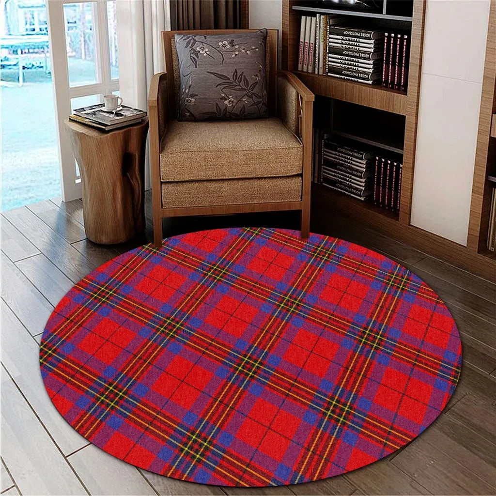 Leslie Modern Tartan Classic Round Carpet