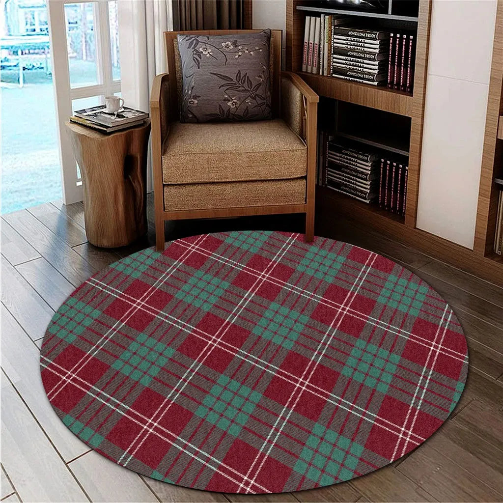 Crawford Modern Tartan Classic Round Carpet