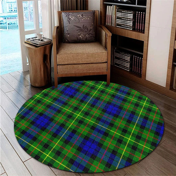 Rollo Modern Tartan Classic Round Carpet