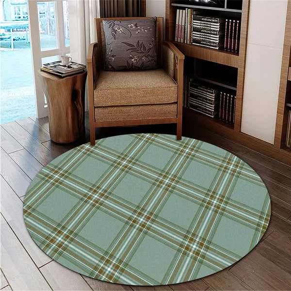 Kelly Dress Tartan Classic Round Carpet