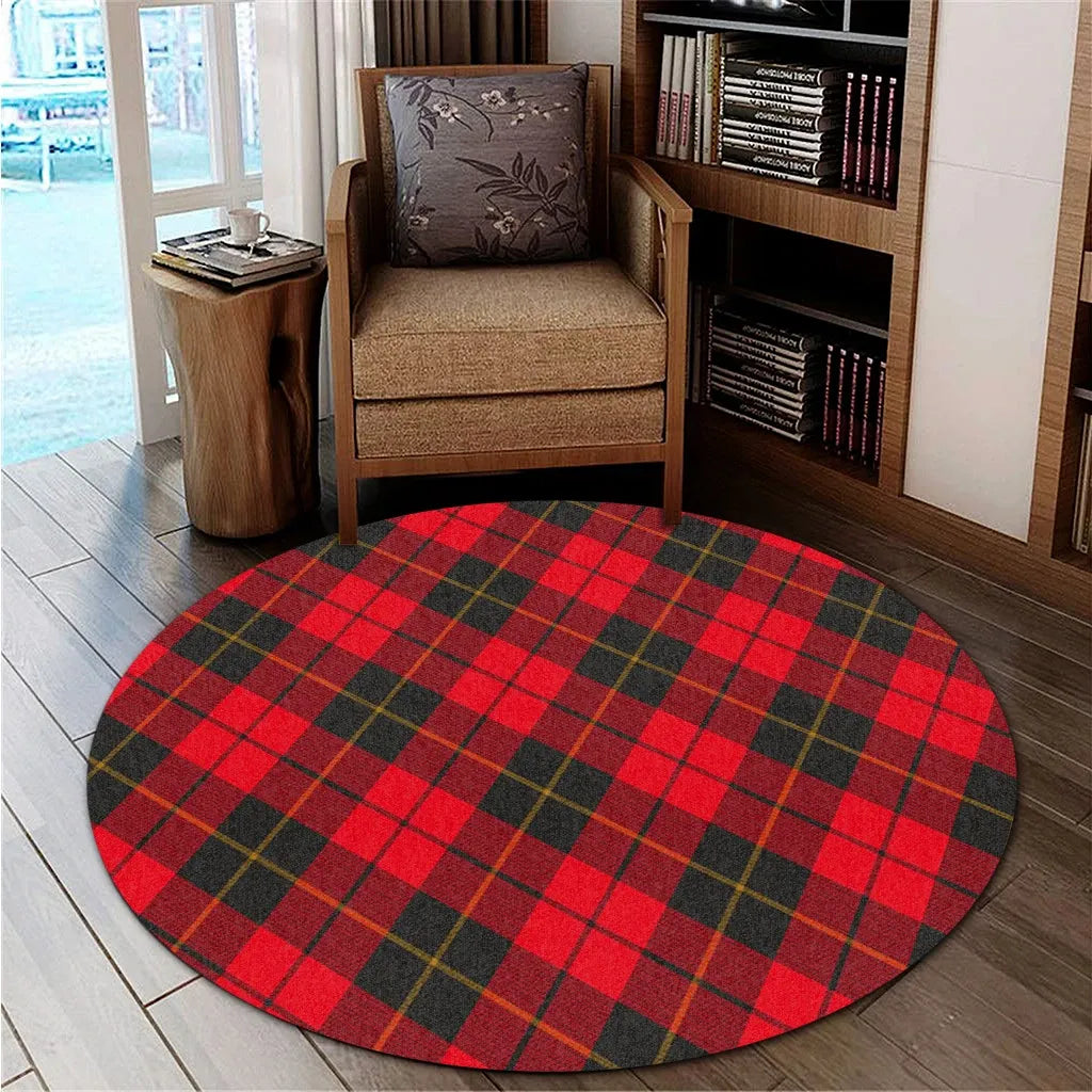 Wallace Weathered Tartan Classic Round Carpet