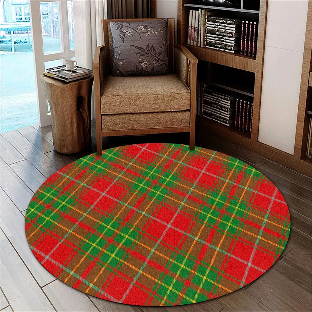 Burnett Ancient Tartan Classic Round Carpet