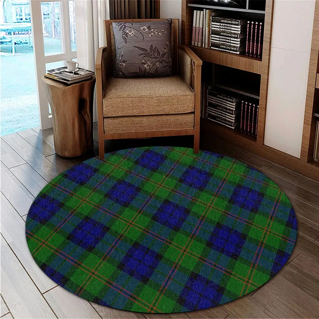 Dundas Modern Tartan Classic Round Carpet