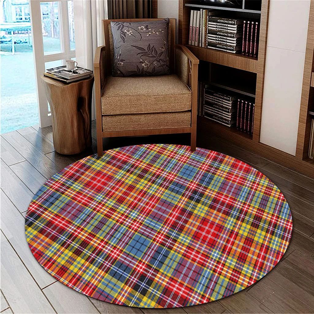 Drummond of Strathallan Tartan Classic Round Carpet