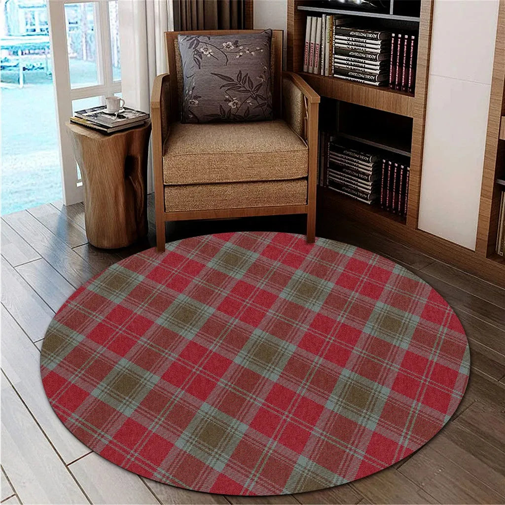 Lindsay Weathered Tartan Classic Round Carpet