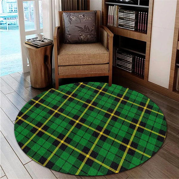 Wallace Hunting Green Tartan Classic Round Carpet