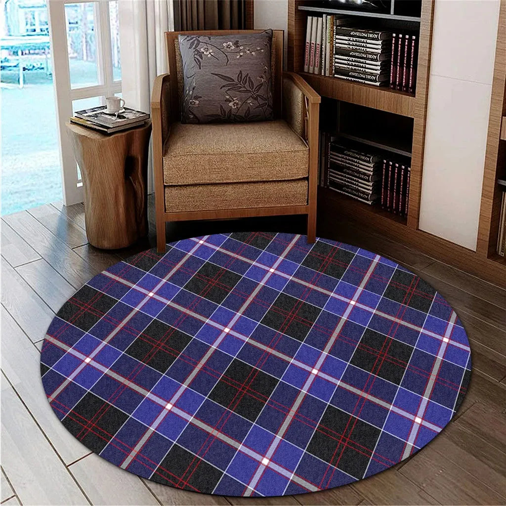 Dunlop Modern Tartan Classic Round Carpet