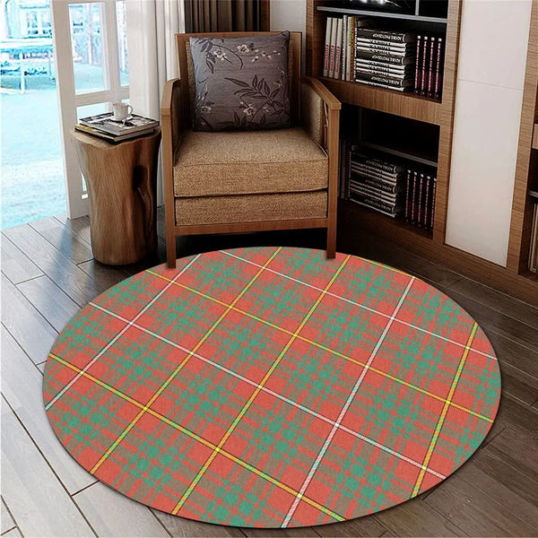 Bruce Ancient Tartan Classic Round Carpet