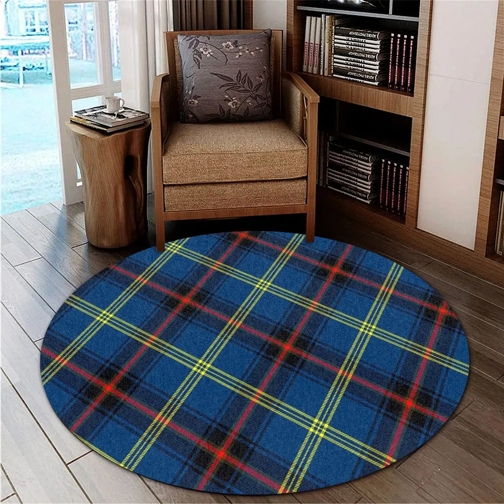 Grewar Tartan Classic Round Carpet