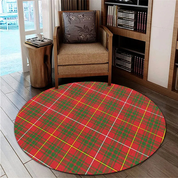 Bruce Modern Tartan Classic Round Carpet