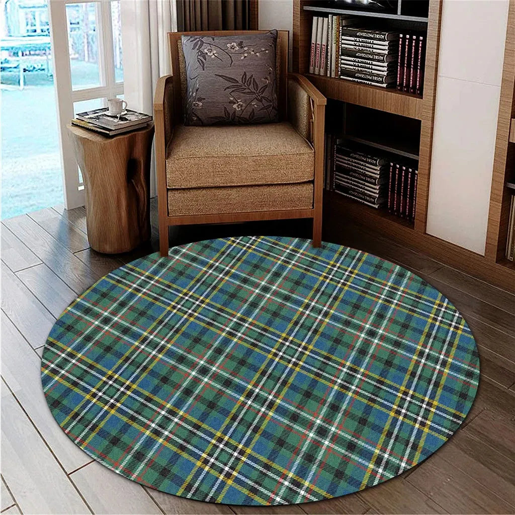 Scott Green Ancient Tartan Classic Round Carpet