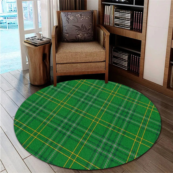 Wexford County Tartan Classic Round Carpet