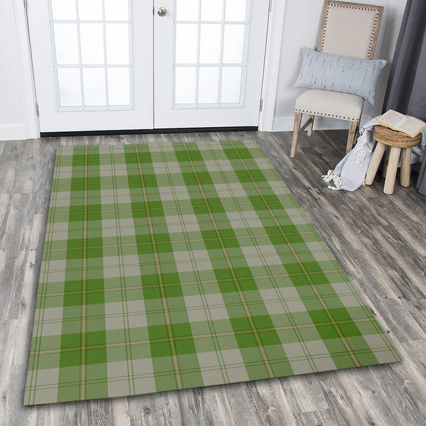 Cunningham Dress Green Dancers Tartan Classic Area Rug