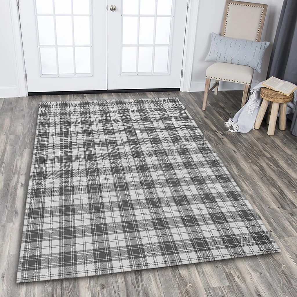 Douglas Grey Modern Tartan Classic Area Rug