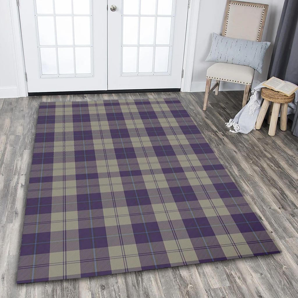 Cunningham Dress Blue Dancers Tartan Classic Area Rug