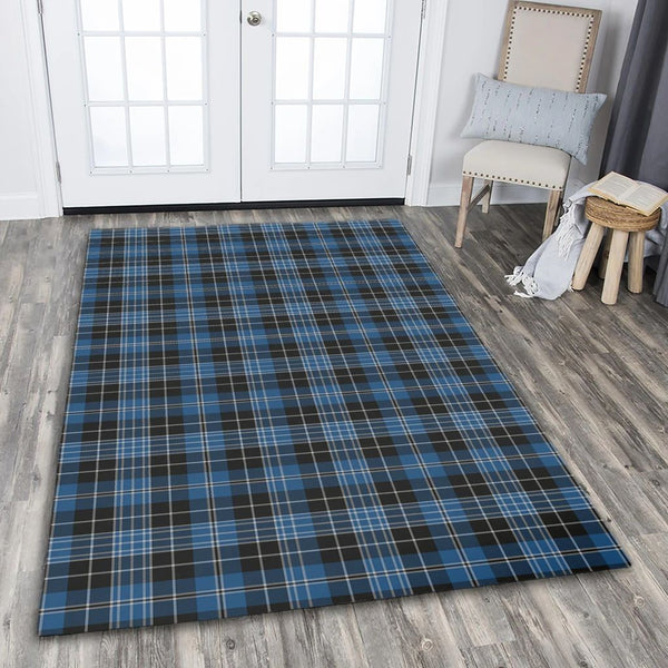 Clergy Blue Tartan Classic Area Rug