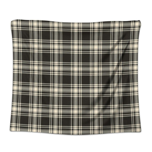 Menzies Black & White Ancient Tartan Classic Tapestry