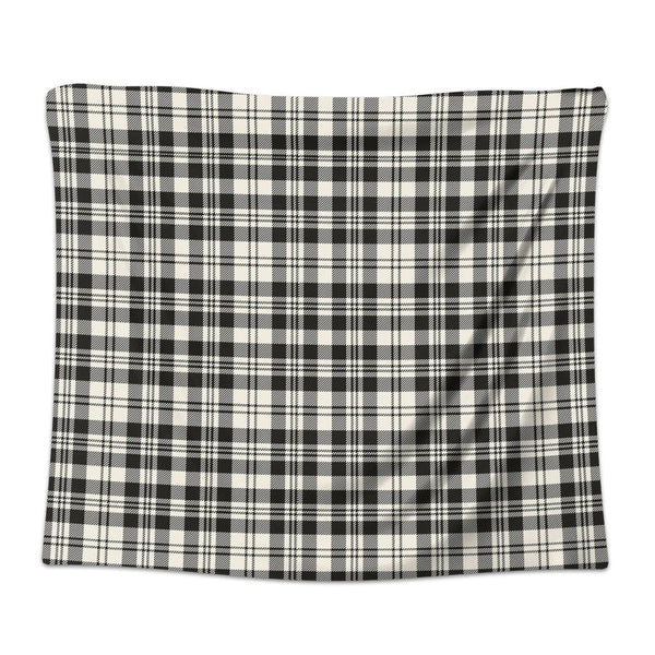 Scott Black & White Ancient Tartan Classic Tapestry