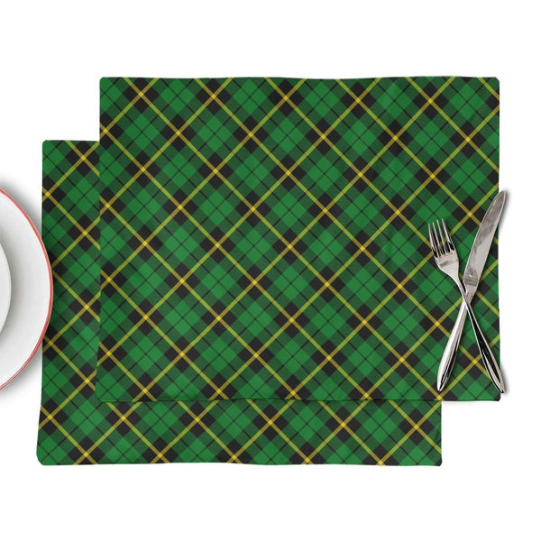 Wallace Hunting Green Tartan Classic Placemat