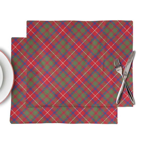 Shaw Red Modern Tartan Classic Placemat