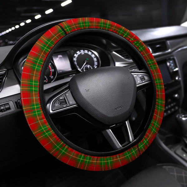 Burnett Ancient Tartan Steering Wheel Cover