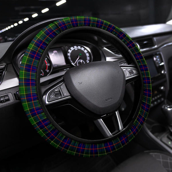 Forsyth Modern Tartan Steering Wheel Cover