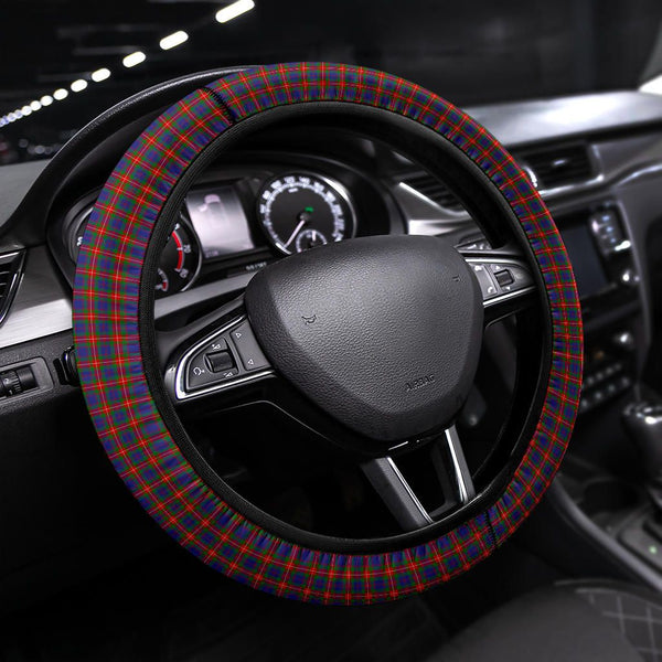 Fraser (of Lovat) Tartan Steering Wheel Cover