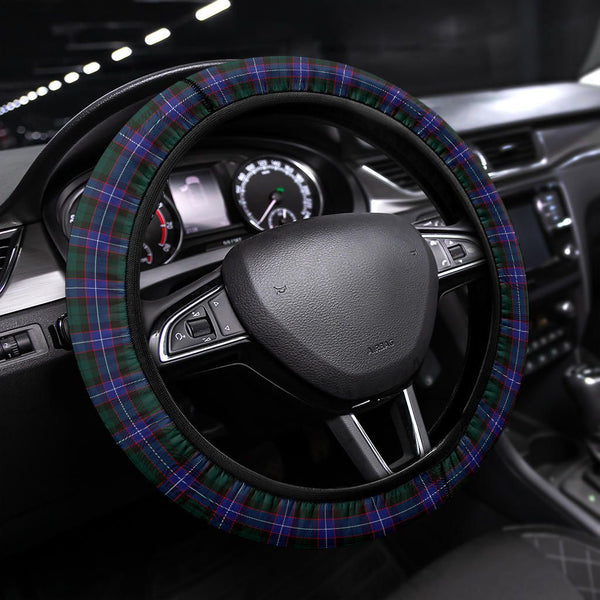 Hunter Modern Tartan Steering Wheel Cover