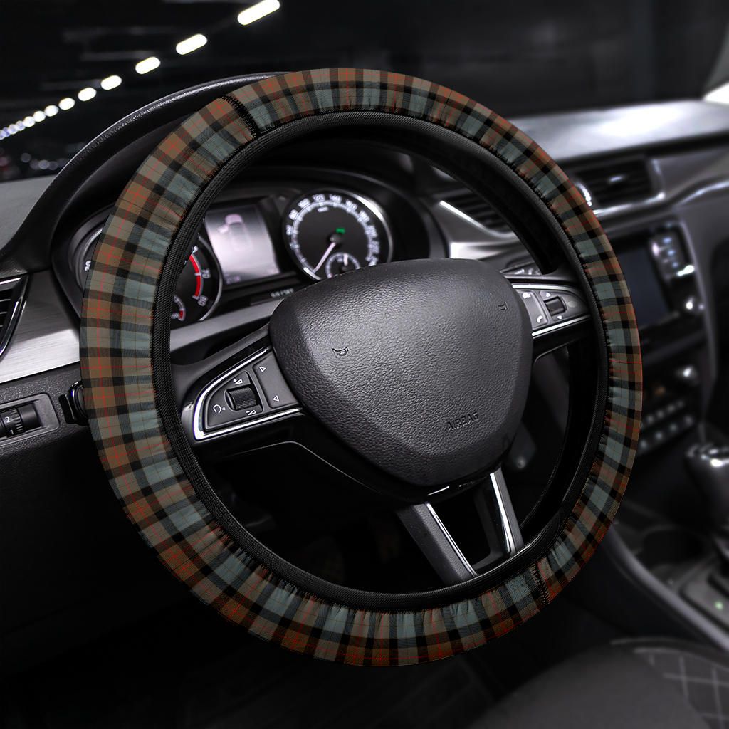 Gunn Weathered Tartan Steering Wheel Cover