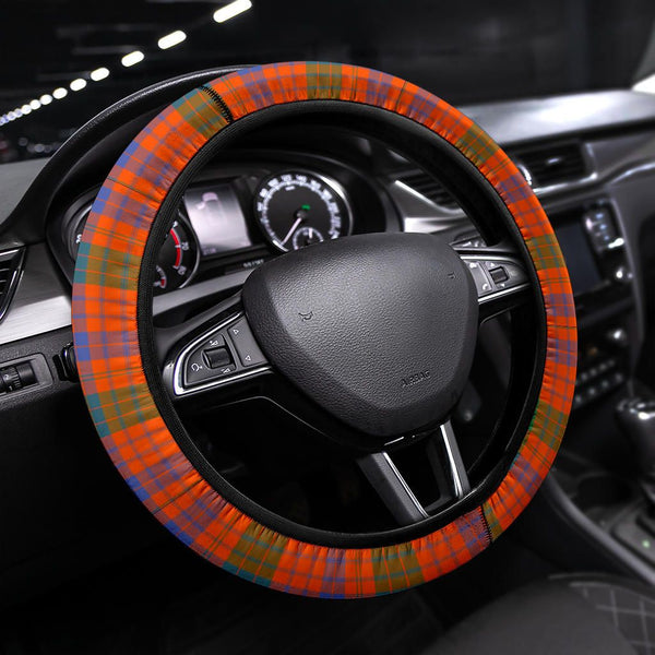 Ross Ancient Tartan Steering Wheel Cover