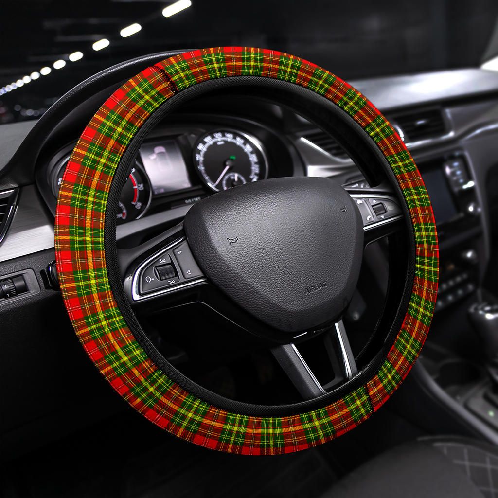 Leask Tartan Steering Wheel Cover