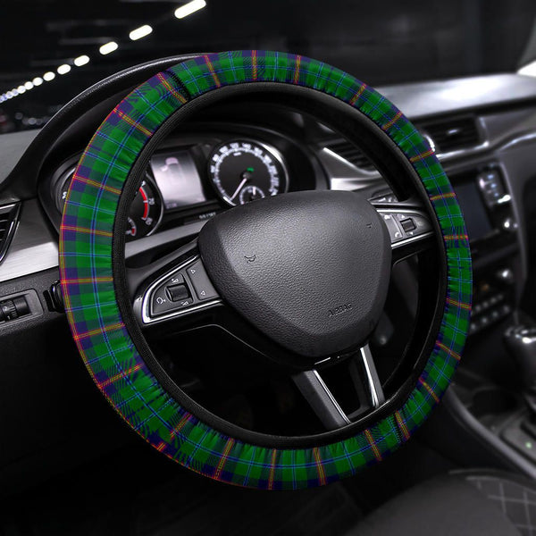 Young Modern Tartan Steering Wheel Cover