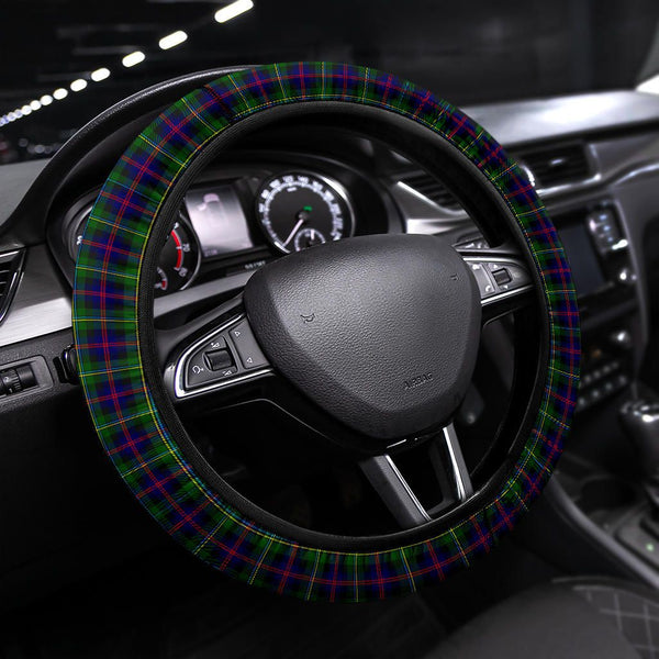 Malcolm Modern Tartan Steering Wheel Cover