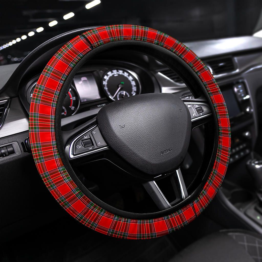 Binning Tartan Steering Wheel Cover