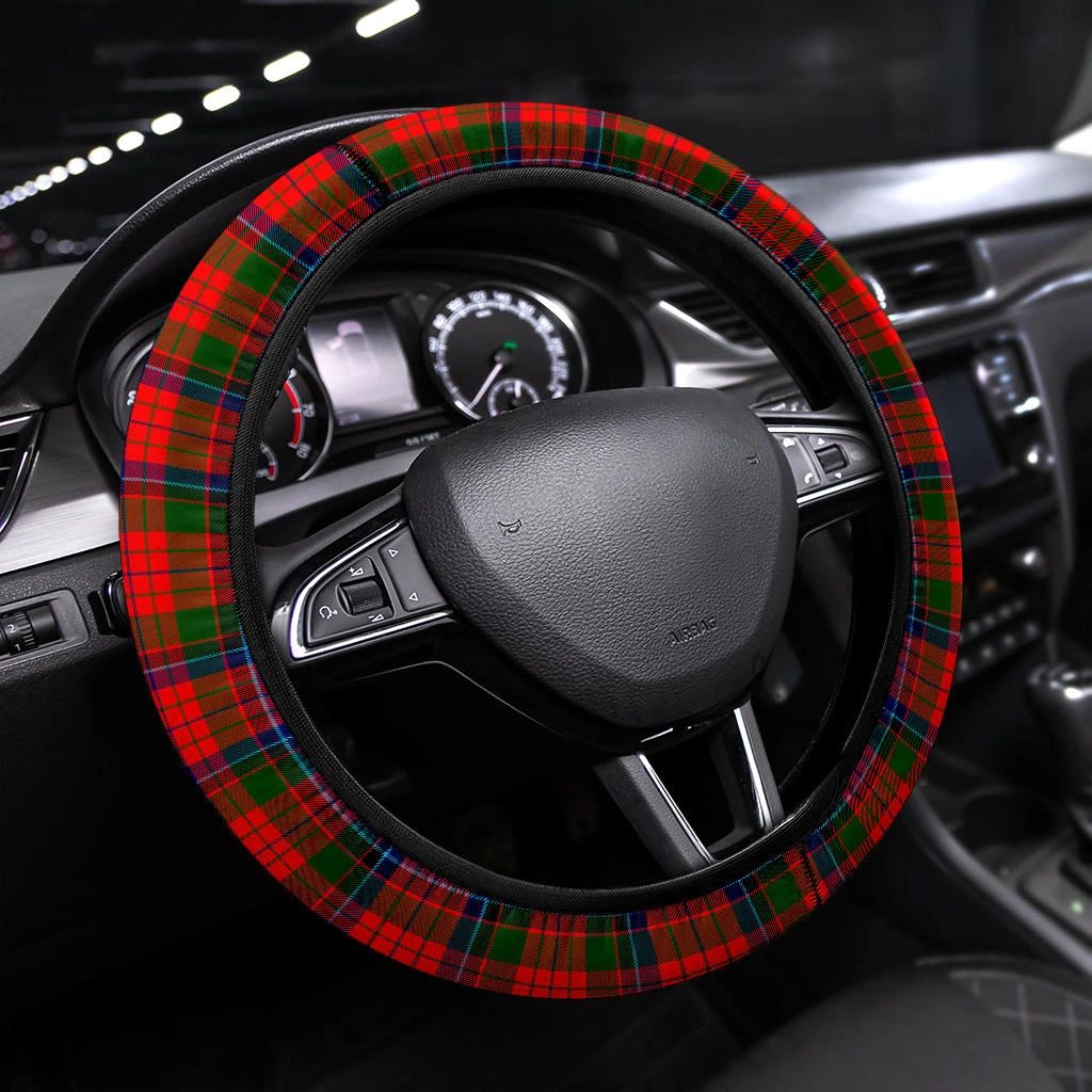 Nicolson Modern Tartan Steering Wheel Cover