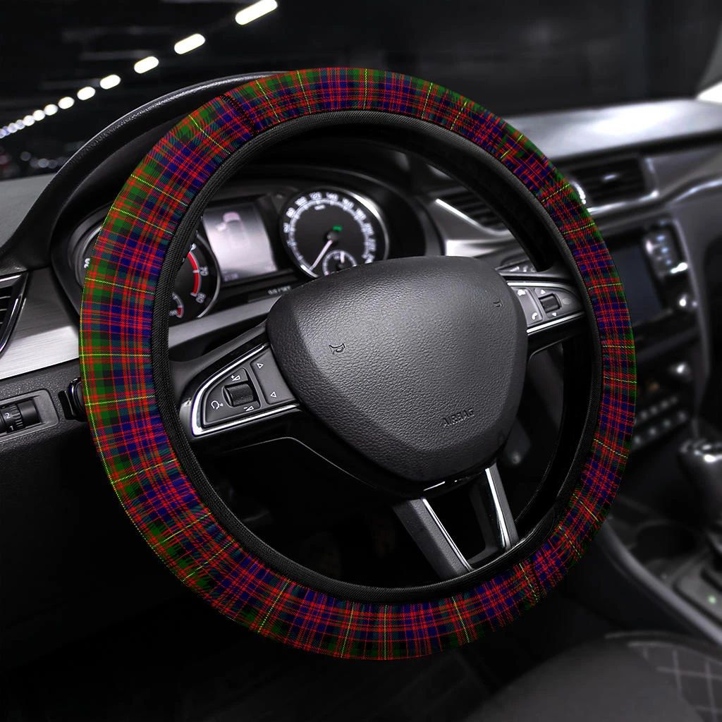 Carnegie Modern Tartan Steering Wheel Cover