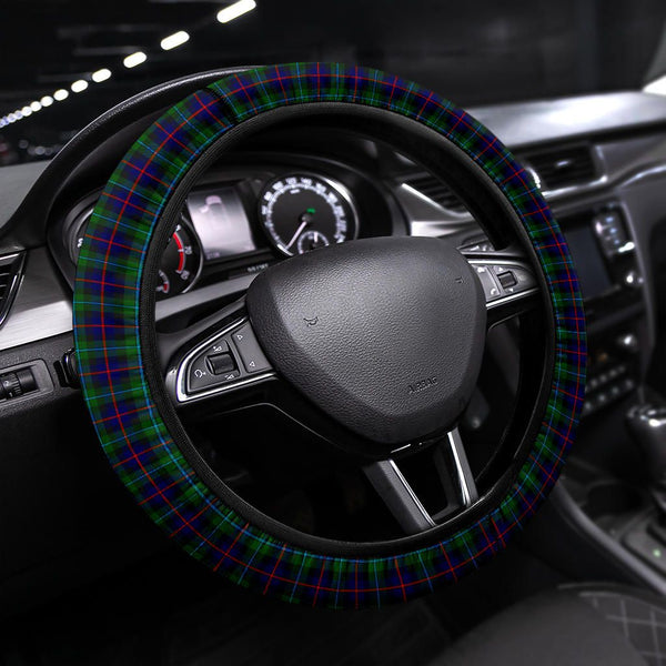 Calder Modern Tartan Steering Wheel Cover