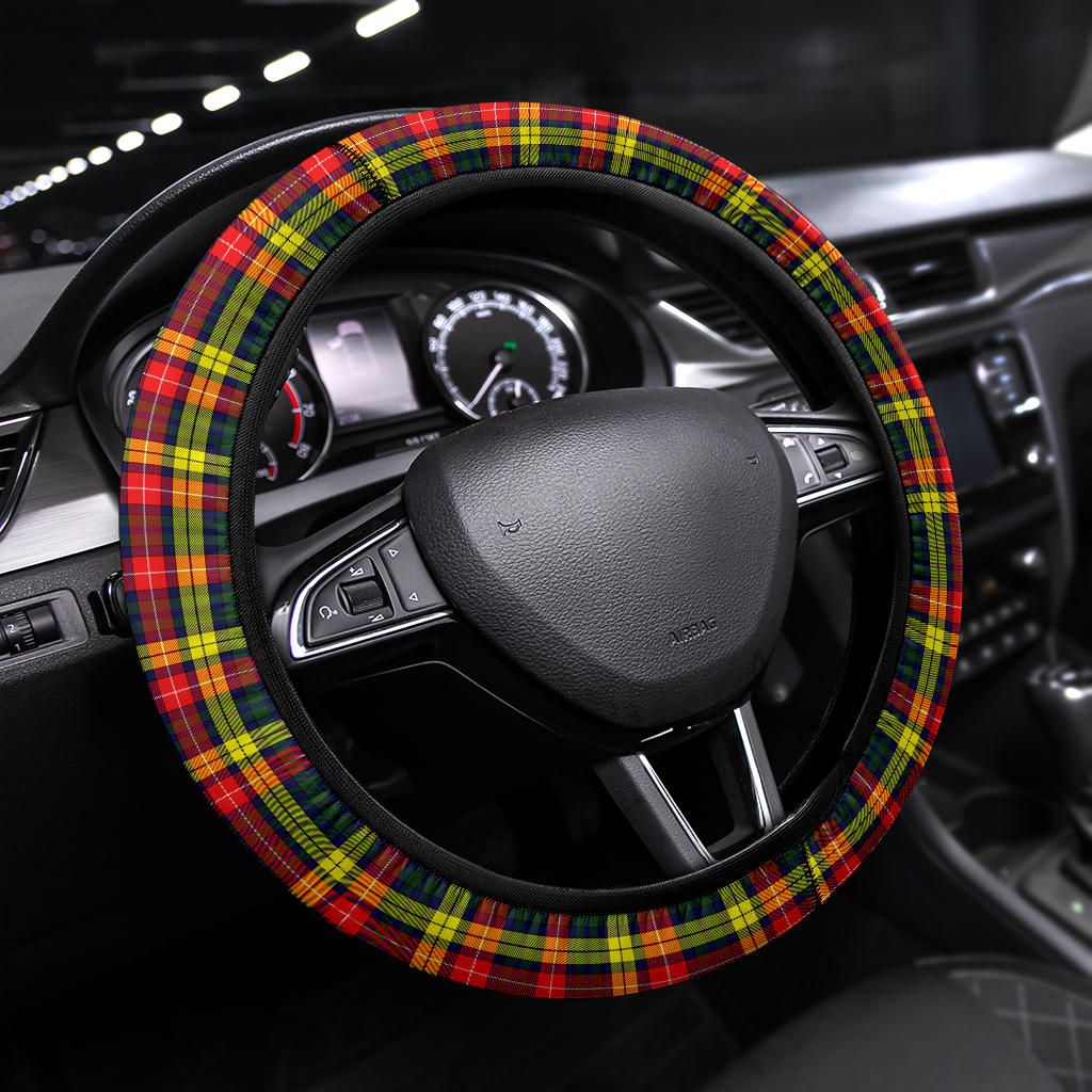 Buchanan Modern Tartan Steering Wheel Cover