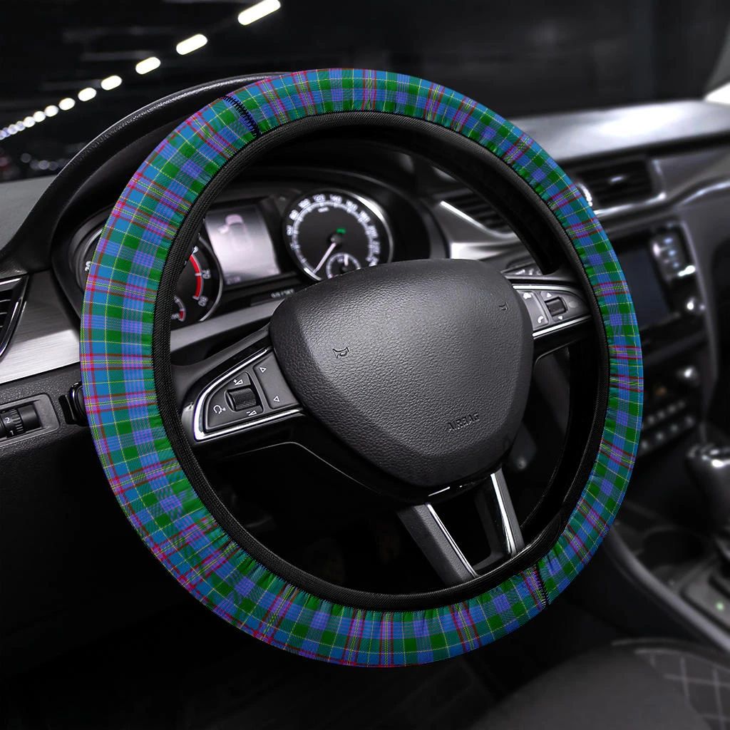 Pitcairn Hunting Tartan Steering Wheel Cover