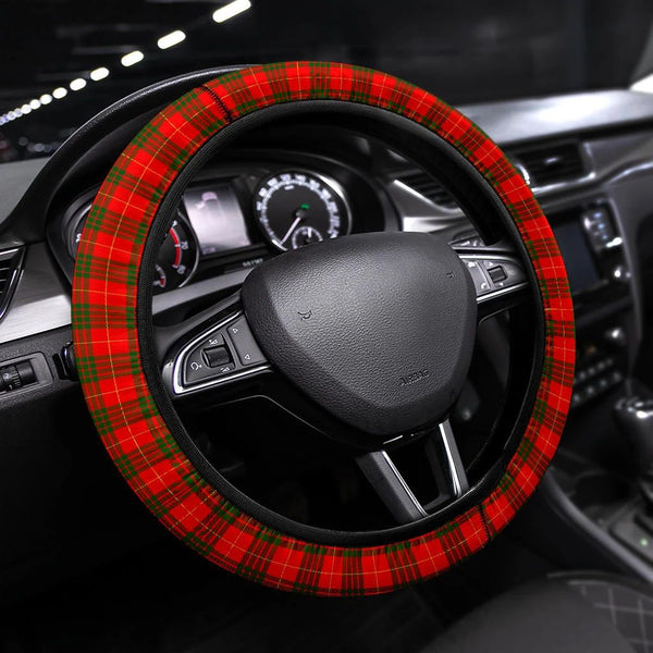 Cameron Modern Tartan Steering Wheel Cover